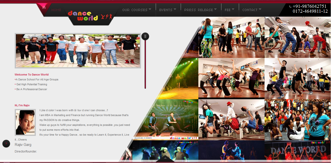 Dance World by Hidden Web Solutions