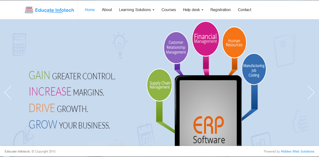 Educate Infotech by Hidden Web Solutions