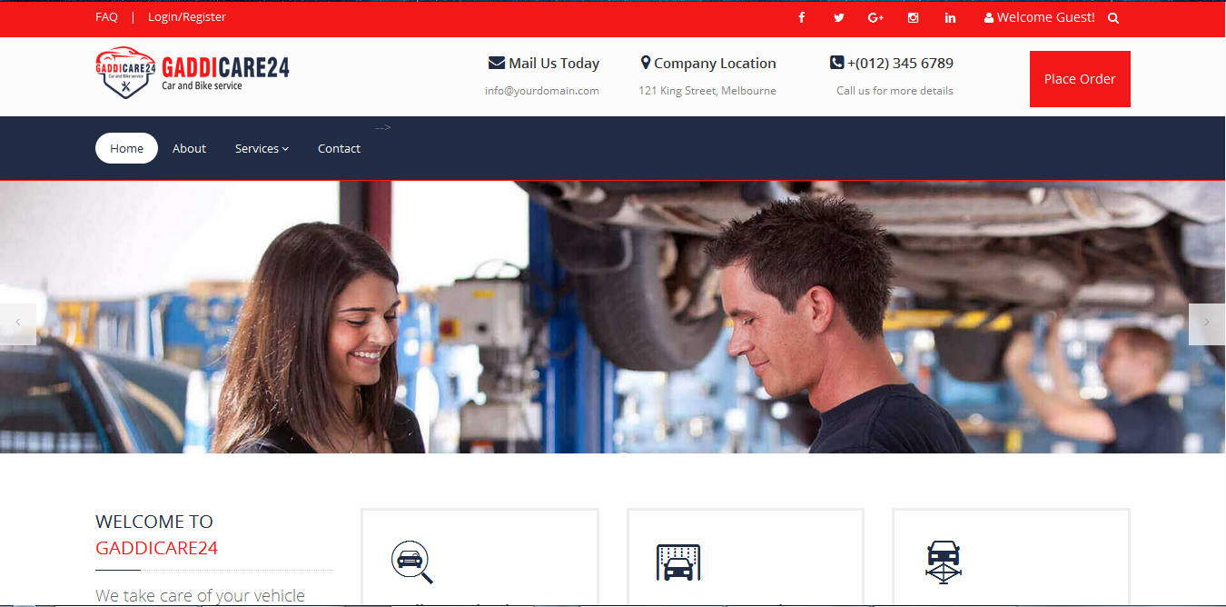 Gaddi Care24 by Hidden Web Solutions