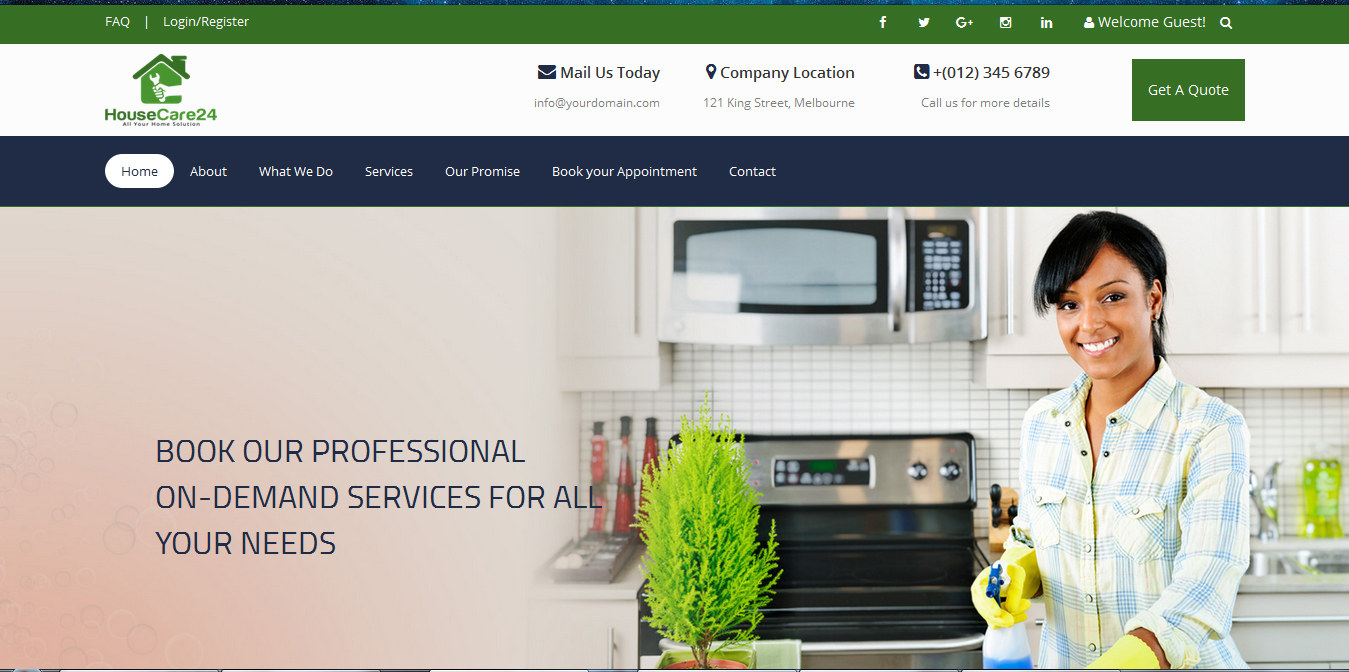 House Care24 by Hidden Web Solutions